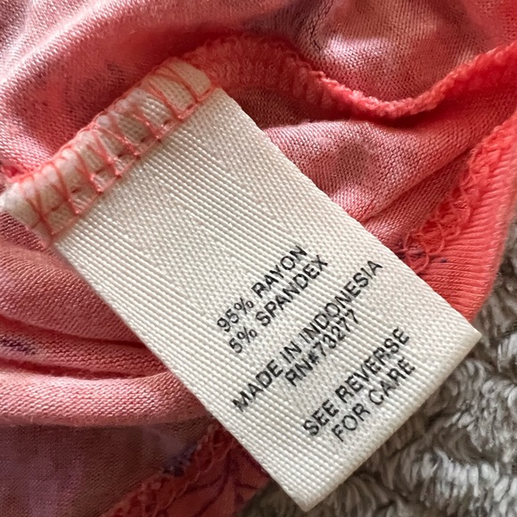 Mudd Tunic V Neck Top - Picture 5 of 6